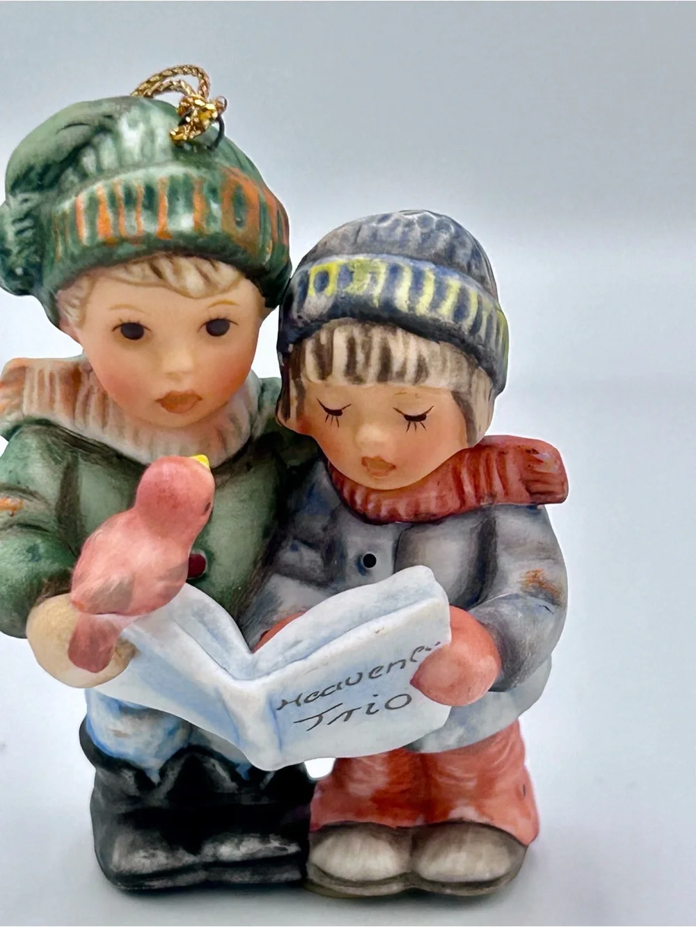 Vintage Hummel Christmas Caroling Children Figurine Ornament